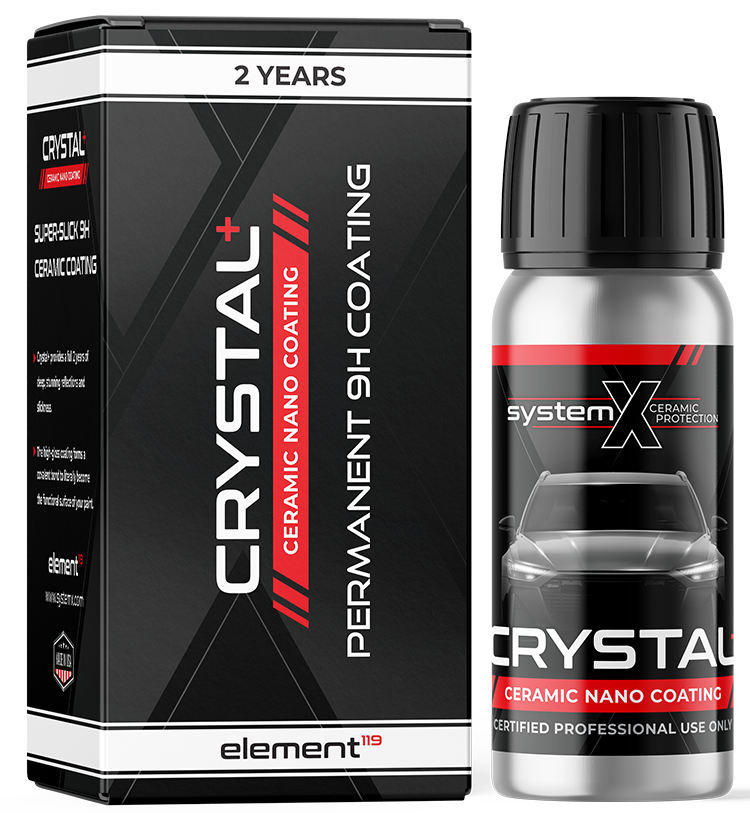 System X Crystal+ 2-year permanent 9H ceramic coating